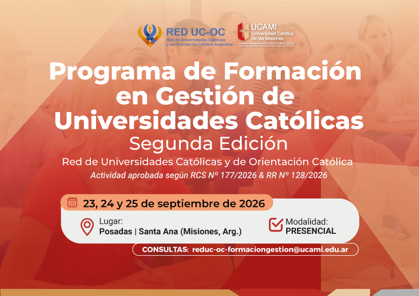 Segunda Edición del Programa de Formación en Gestión de Universidades Católicas